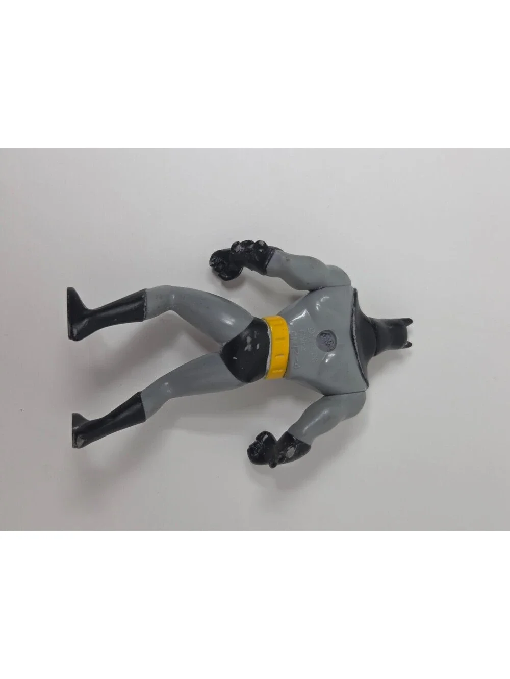 1993 McDonalds DC Comics Batman Gray Suit Black Cape Toy Figure